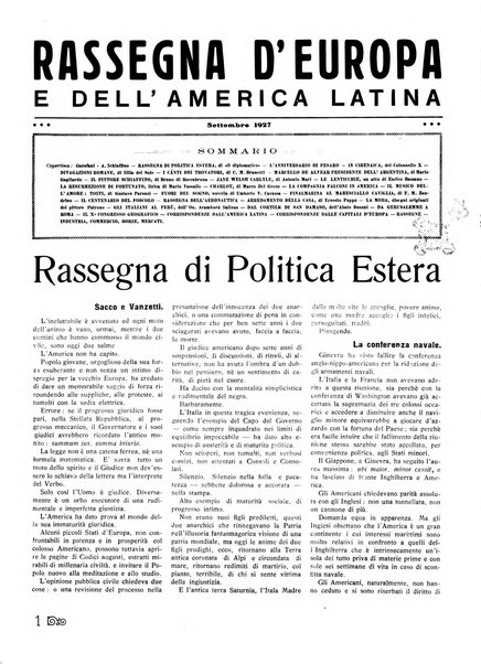 Rassegna d'Europa politica, finanze, marina, lettere, scienze, industria