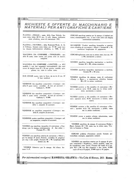 Rassegna grafica rivista mensile di informazioni tecniche, industriali e commerciali