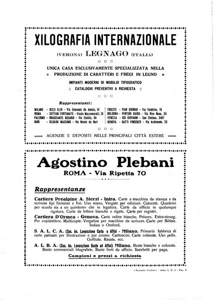 Rassegna grafica rivista mensile di informazioni tecniche, industriali e commerciali