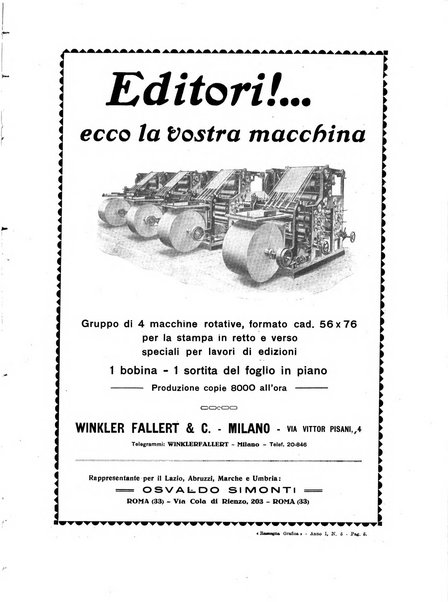 Rassegna grafica rivista mensile di informazioni tecniche, industriali e commerciali