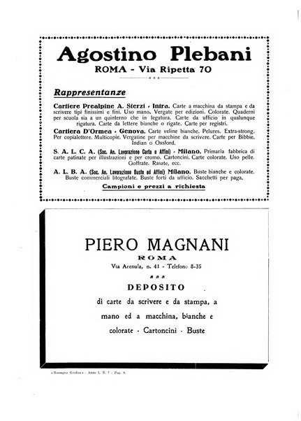 Rassegna grafica rivista mensile di informazioni tecniche, industriali e commerciali