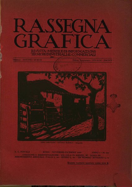 Rassegna grafica rivista mensile di informazioni tecniche, industriali e commerciali