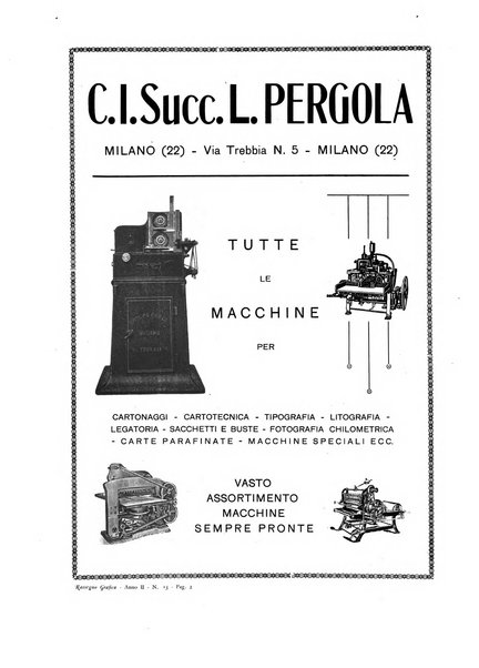 Rassegna grafica rivista mensile di informazioni tecniche, industriali e commerciali