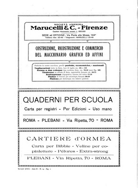 Rassegna grafica rivista mensile di informazioni tecniche, industriali e commerciali