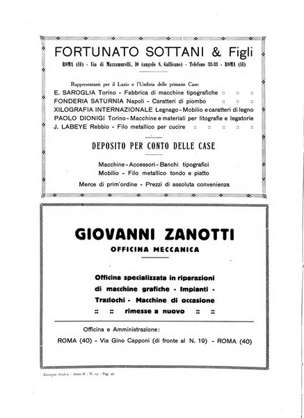 Rassegna grafica rivista mensile di informazioni tecniche, industriali e commerciali