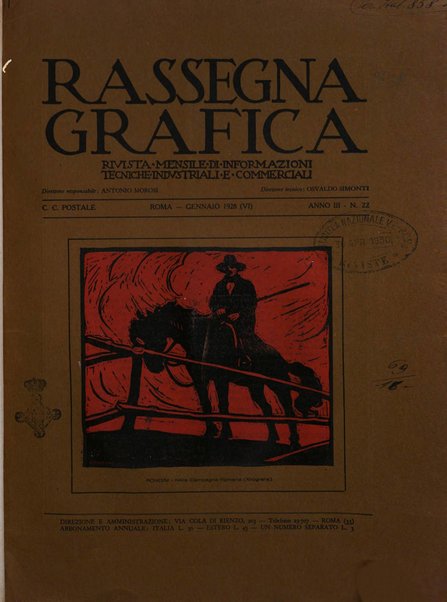 Rassegna grafica rivista mensile di informazioni tecniche, industriali e commerciali