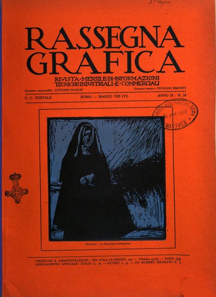 Rassegna grafica rivista mensile di informazioni tecniche, industriali e commerciali