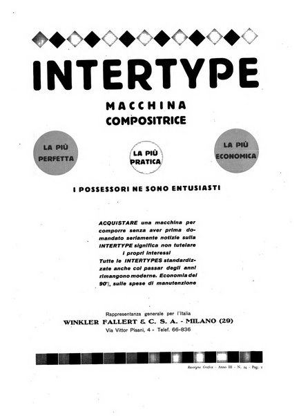 Rassegna grafica rivista mensile di informazioni tecniche, industriali e commerciali