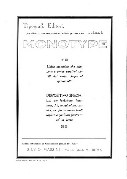 Rassegna grafica rivista mensile di informazioni tecniche, industriali e commerciali