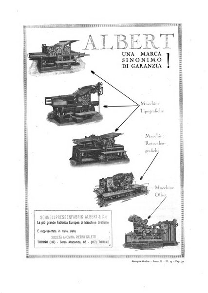 Rassegna grafica rivista mensile di informazioni tecniche, industriali e commerciali