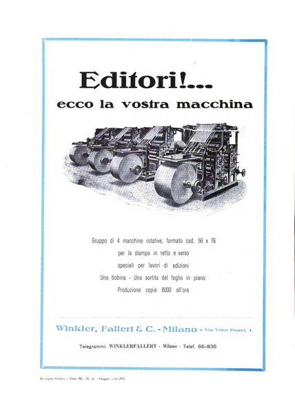 Rassegna grafica rivista mensile di informazioni tecniche, industriali e commerciali