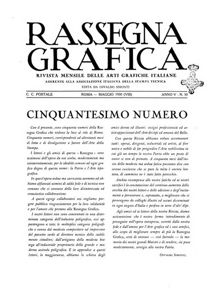 Rassegna grafica rivista mensile di informazioni tecniche, industriali e commerciali