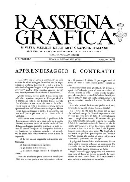 Rassegna grafica rivista mensile di informazioni tecniche, industriali e commerciali