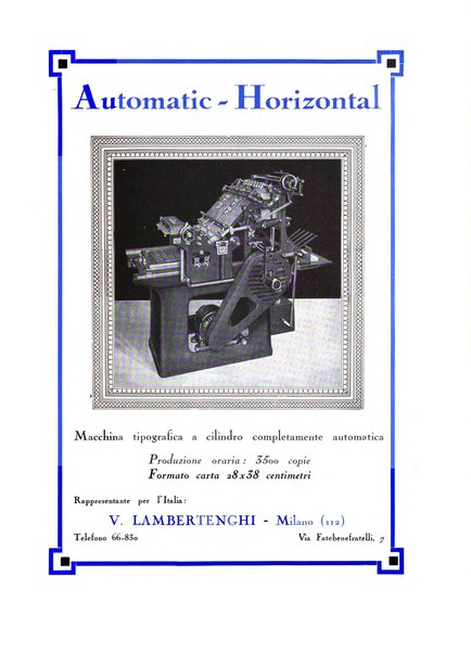 Rassegna grafica rivista mensile di informazioni tecniche, industriali e commerciali