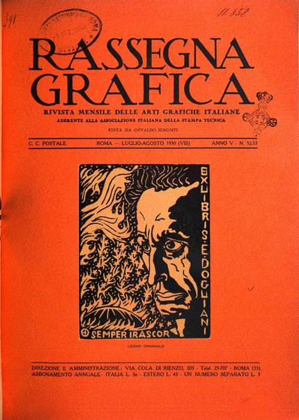 Rassegna grafica rivista mensile di informazioni tecniche, industriali e commerciali