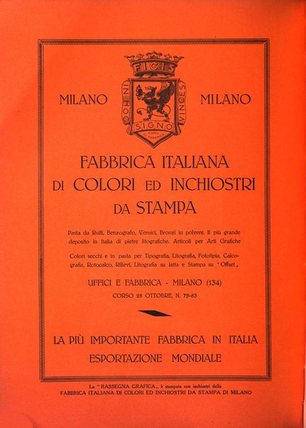 Rassegna grafica rivista mensile di informazioni tecniche, industriali e commerciali