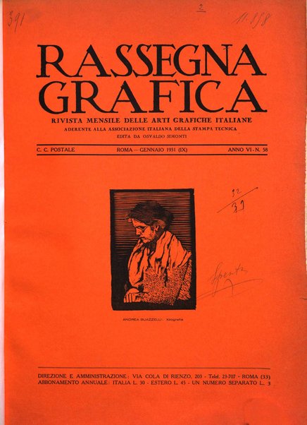 Rassegna grafica rivista mensile di informazioni tecniche, industriali e commerciali