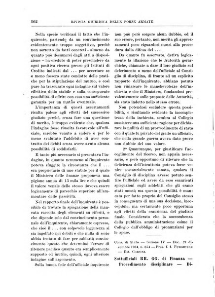 Rivista giuridica delle forze armate Pubblicazione mensile diretta da Giuseppe Mininni