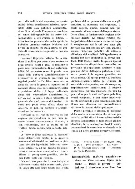 Rivista giuridica delle forze armate Pubblicazione mensile diretta da Giuseppe Mininni