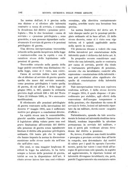 Rivista giuridica delle forze armate Pubblicazione mensile diretta da Giuseppe Mininni