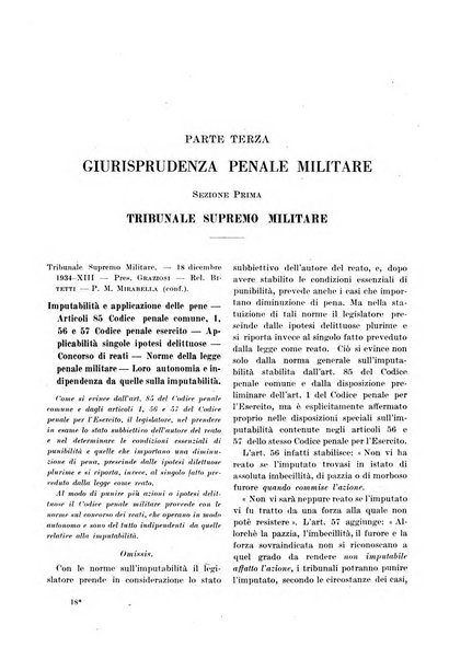 Rivista giuridica delle forze armate Pubblicazione mensile diretta da Giuseppe Mininni