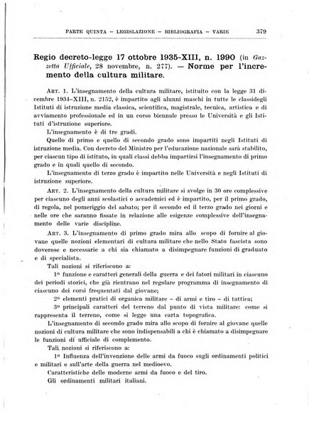 Rivista giuridica delle forze armate Pubblicazione mensile diretta da Giuseppe Mininni