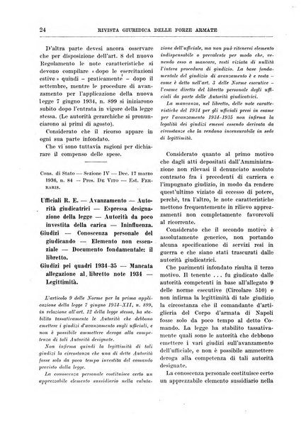 Rivista giuridica delle forze armate Pubblicazione mensile diretta da Giuseppe Mininni