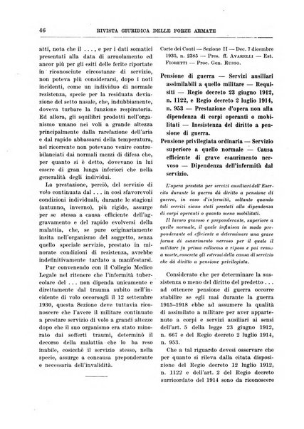 Rivista giuridica delle forze armate Pubblicazione mensile diretta da Giuseppe Mininni