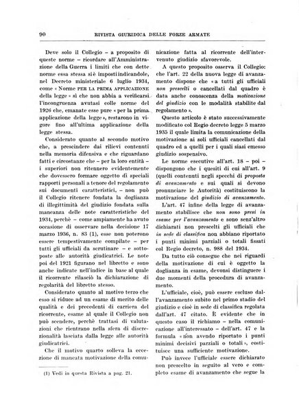 Rivista giuridica delle forze armate Pubblicazione mensile diretta da Giuseppe Mininni