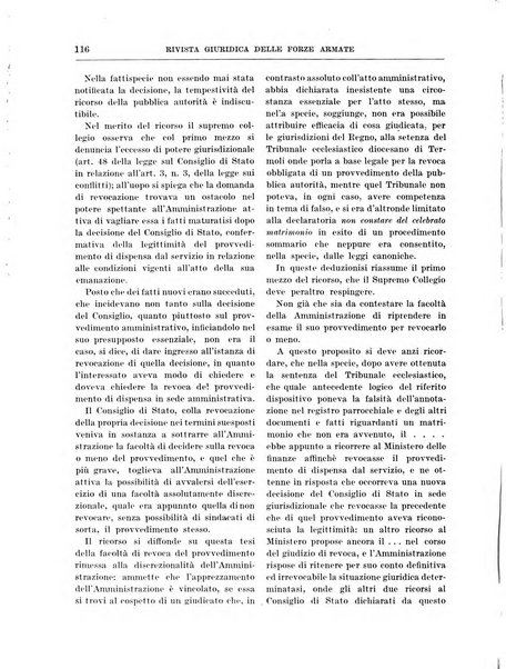 Rivista giuridica delle forze armate Pubblicazione mensile diretta da Giuseppe Mininni