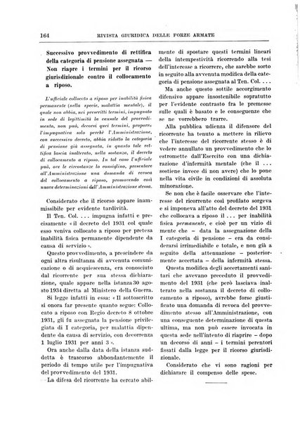 Rivista giuridica delle forze armate Pubblicazione mensile diretta da Giuseppe Mininni