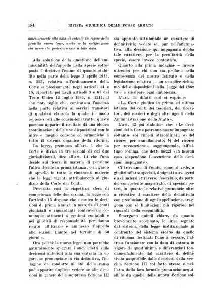 Rivista giuridica delle forze armate Pubblicazione mensile diretta da Giuseppe Mininni