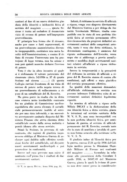 Rivista giuridica delle forze armate Pubblicazione mensile diretta da Giuseppe Mininni