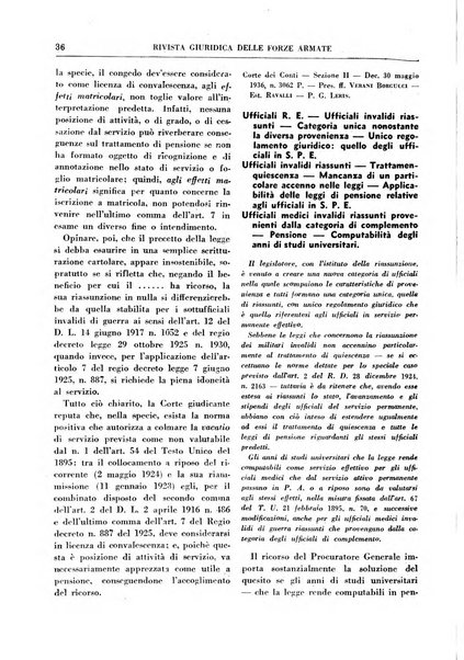 Rivista giuridica delle forze armate Pubblicazione mensile diretta da Giuseppe Mininni