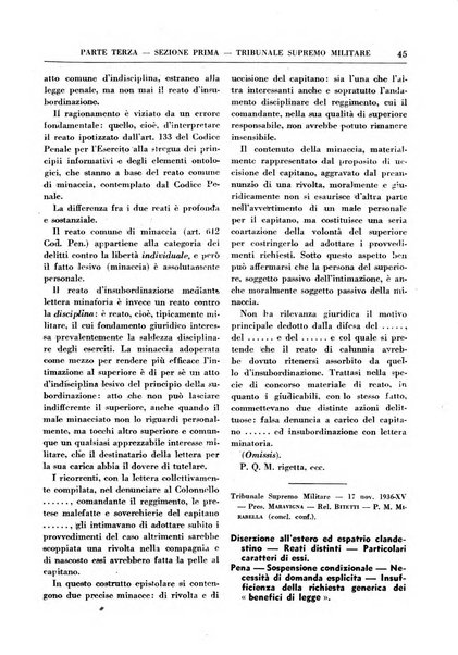 Rivista giuridica delle forze armate Pubblicazione mensile diretta da Giuseppe Mininni