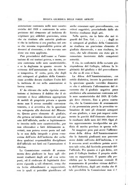 Rivista giuridica delle forze armate Pubblicazione mensile diretta da Giuseppe Mininni