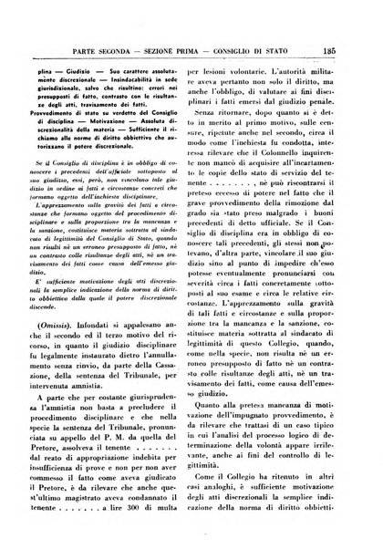 Rivista giuridica delle forze armate Pubblicazione mensile diretta da Giuseppe Mininni