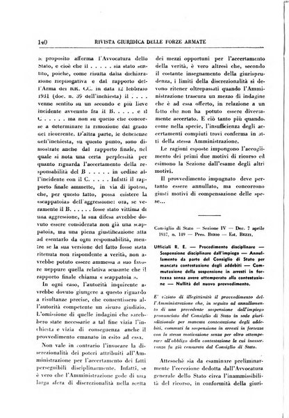 Rivista giuridica delle forze armate Pubblicazione mensile diretta da Giuseppe Mininni