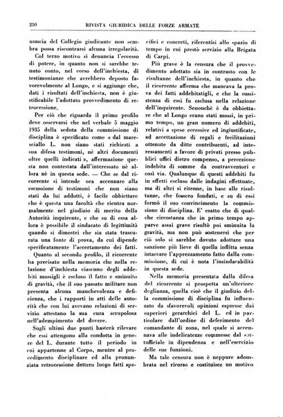 Rivista giuridica delle forze armate Pubblicazione mensile diretta da Giuseppe Mininni