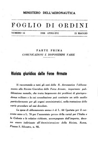 Rivista giuridica delle forze armate Pubblicazione mensile diretta da Giuseppe Mininni