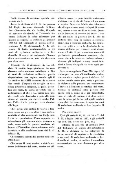 Rivista giuridica delle forze armate Pubblicazione mensile diretta da Giuseppe Mininni