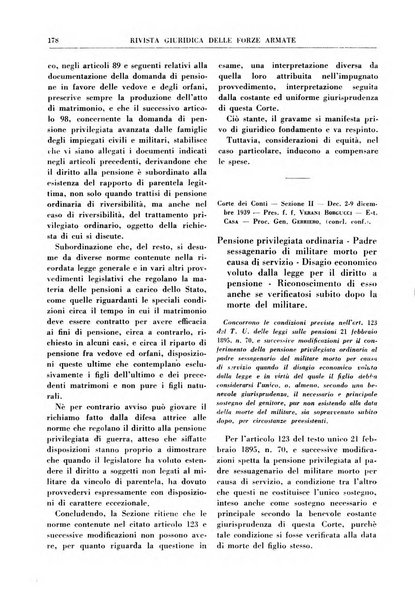 Rivista giuridica delle forze armate Pubblicazione mensile diretta da Giuseppe Mininni