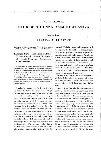 Rivista giuridica delle forze armate Pubblicazione mensile diretta da Giuseppe Mininni