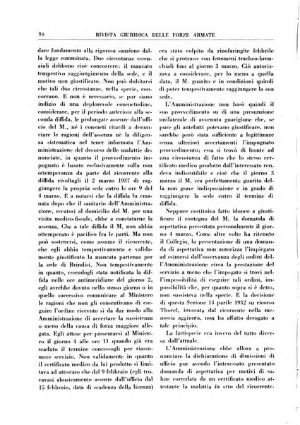 Rivista giuridica delle forze armate Pubblicazione mensile diretta da Giuseppe Mininni