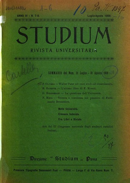 Studium rivista universitaria