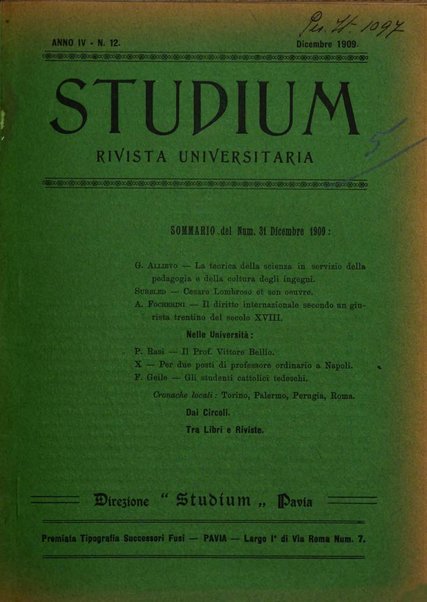 Studium rivista universitaria