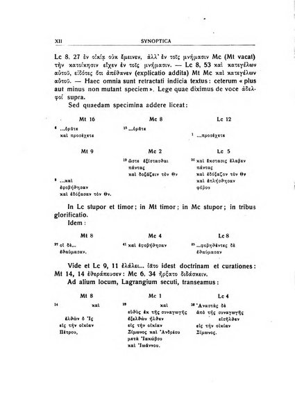 Synoptica Commentarii trimestres. A Primo Vannutelli sacerdote editi