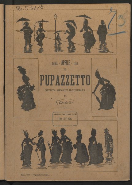 Il pupazzetto : rivista mensile illustrata di Gandolin