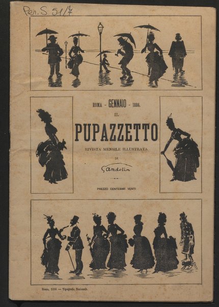 Il pupazzetto : rivista mensile illustrata di Gandolin