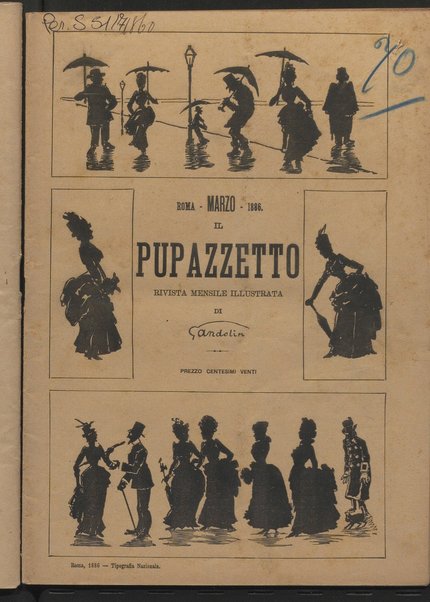 Il pupazzetto : rivista mensile illustrata di Gandolin